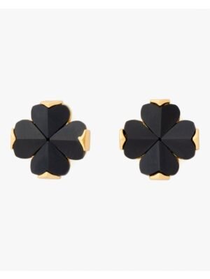 Spade Flower Studs